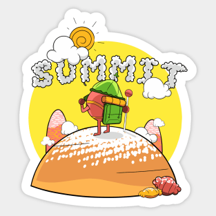 Mountain Climbing Sticker